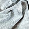 Stofa fina, usor elastica cu motiv picior de cocoș, Bleu deschis – Argintiu