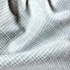 Stofa fina, usor elastica cu motiv picior de cocoș, Bleu deschis – Argintiu