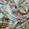 Stofa tweed din bumbac cu viscoza - design fantezie , Multicolor