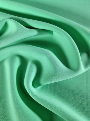 Tesatura dublu crepe strech  - design uni, Verde menta