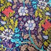 Tesatura crepe de chine din matase naturala - tip panou, design etno- floral