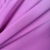 Tesatura crepe din mătase sintetica satinata - design uni, Roz