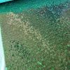 Tesatura cu paiete translucide - design glossy green