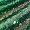 Tesatura cu paiete translucide - design glossy green