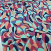 Tesatura cu paiete translucide - design multicolor