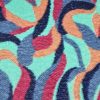 Tesatura cu paiete translucide - design multicolor