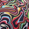 Tesatura din matase naturala cu  elastan - design abstract