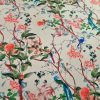Tesatura din viscoza velurata - design floral