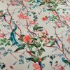 Tesatura din viscoza velurata - design floral