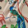 Tesatura din viscoza velurata - design floral