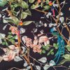 Tesatura din viscoza velurata - design floral