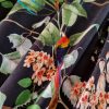 Tesatura din viscoza velurata - design floral