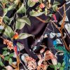 Tesatura din viscoza velurata - design floral