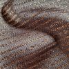 Tesatura jacquard cu fir de lurex - design Prada, Maro roscat