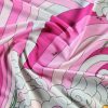 Tesatura jerse din viscoza - design floral, Multicolor