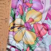 Tesatura jerse din viscoza - design floral, Multicolor