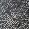 Tesatura jerse cu lurex  - design abstract, Negru - Argintiu