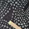 Tesatura jerse cu lurex  - design abstract, Negru - Argintiu