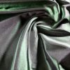 Tesatura tafta subtire -  tip hartie cu design uni, Verde închis