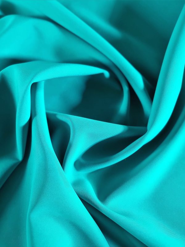 Tesatura crepe elastic - design uni , Verde