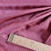 Tesatura tip stofa din matase naturala cruda – design sare & piper , Roz Bordo