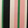 Tesatura crepe de chine din matase naturala - design geometric liniar, Multicolor