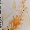 Tesatura din Matase Natura cu elastan - design floral