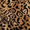 Tesatura crepe de chine din matase naturala - design animal print, Maro - Negru