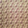 Tesatura din matase naturala ,crepe de chine  - design floral vibrat