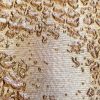 Tesatura jacquard - tafta cu design reliefat , auriu patinat