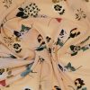 Mătase naturală, crepe de Chine