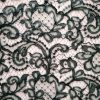 Dantelă tip macrame verde închis