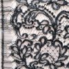 Dantelă tip macrame gri antracit