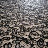 Dantelă tip macrame gri antracit
