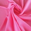 Tesatura triplu voal lana - design uni, Roz - Cyclamen