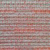 Stofa tip jacquard din viscoza cu bumbac - design liniar, Roz - Rosu - Ivoire
