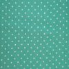 Voal creponat din matase naturala - design buline, Alb - Verde