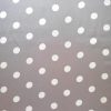 Tesatura din matase naturala - twill, Grej - Ivoire