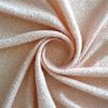 Stofă mixta cu fir de lurex - design fantezie, Somon deschis