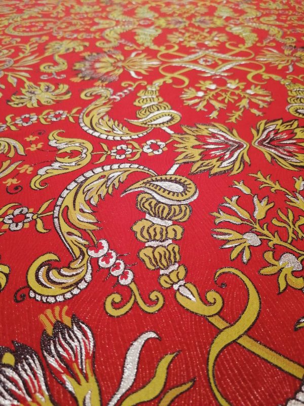 Jacquard cu imprimeu roial