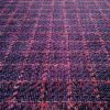 Stofă lână cu mohair - design fantezie, Mov