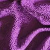 Tesatura jacquard din matase naturala cu lana - design floral, Mov sfecla