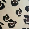 Tesatura mikado cu suprafata twill, Negru - Maro - Ivoire
