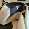Tesatura mikado cu suprafata twill, Negru - Maro - Ivoire