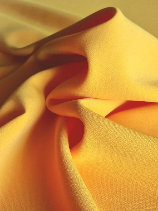 Crepe elastic plin - design uni, Galben sofran