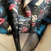 Broderie pe tulle cu paiete