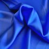 Tesatura din matase naturala - crepe de chine design uni, Albastru electric