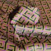 Tesatura jacquard din matase naturala si fibre mixte, Multicolor