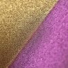 Tesatura jacquard cameleon cu fir de lurex , Cyclamen - Auriu