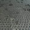 Tesatura Jacquard din bumbac , viscoza si insertii lurex, Negru - Argintiu